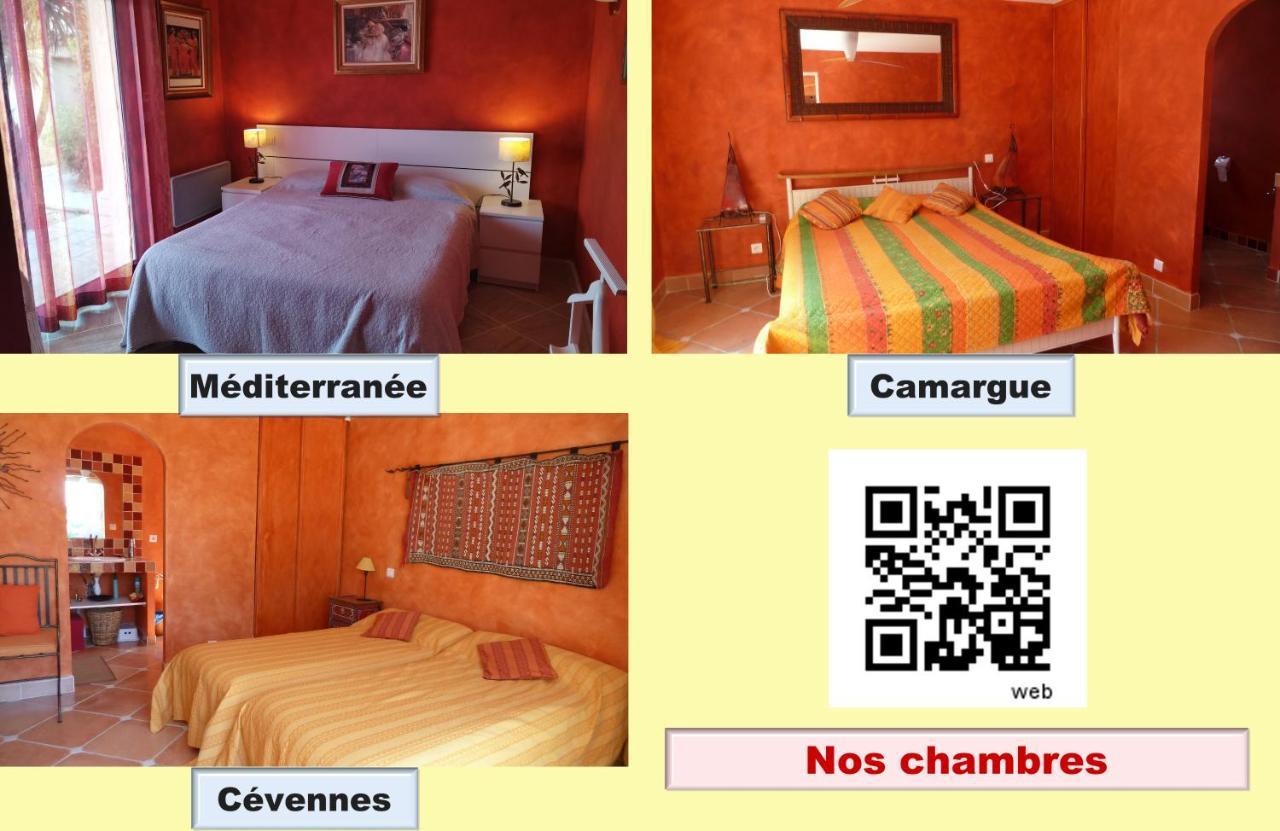 Les Cigalous Bed & Breakfast Restinclieres Ngoại thất bức ảnh